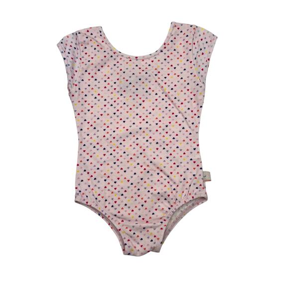 Omi Jo Well Dressed Wolf Pink Hearts Leo & Skirt Set - Picture 2 of 12